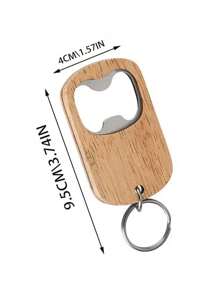Personalized Engraved Groomsmen Gifts Wooden Bottle Opener, Personalized Bottle Opener, Wedding Party Gifts, Bottle Opener Best Men Gifts, Wedding Gift, Valentine's Day Gifts - Wood Color - View 4