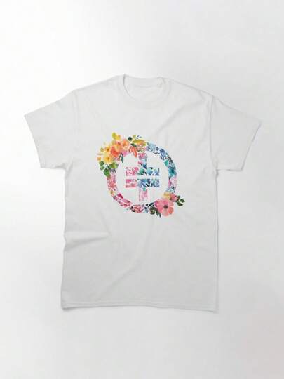 TT Logo Classic T-Shirt, Women's T-Shirt, 220g Pure Cotton, Casual Crew Neck, Perfect For Hiking, Casual Trips, Or Relaxing.