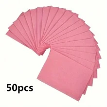 50 piezas de almohadillas desechables limpias, alfombra plegable impermeable para mesa de arte de uñas, cuidado de belleza, tatuaje, mantel de limpieza para manicura