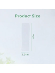 50-200 个定制磨砂 PVC 吊牌，配尼龙绳，奢华印刷塑料吊牌服装标签服装吊牌，防水塑料标签 - 1X3.5inches(100pcs) - 查看 8