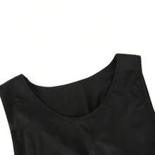 Men Compression Shirts Slimming Body Shaper Vest Workout Tank Top Tummy Control Shapewear Tight Undershirt - Black - View 8