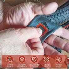 96/48pcs Rectangular & Round Tire Repair Glue Patch, Suitable For Bicycle, E-Bike, Tubeless Tire Puncture Repair, Cycling Maintenance - Multicolor - View 6