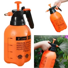 NetHong Orange 2L Handheld Pressure Sprayer, Adjustable Nozzle Garden Watering Sprayer, Portable Pump Spray Bottle - Orange - View 4