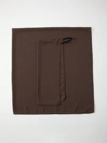2 Stücke Damen neue Chiffon 110cm quadratischer Schal Bandana mit elastischem Band verstellbare Gesichtsmaske, muslimischer einfarbiger Hijab Kopftuch, klassische Outdoor-Tücher Set