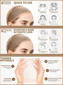 Transparent HD Wig Cap For Women, Stretchy Nylon Wig Cap, Invisible Ultra-Thin Stretchy Stocking Caps For Lace Front Wigs(10/15/20/30/50/100 PC)