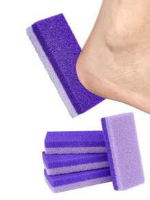 Exfoliate Feet Pedicure Handle Pumice Stone Scraper Foot File Dead Hard Rough Dry Skin Scrub Callus Remover Manual Cracked Heels