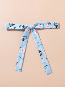 2pcs/Set Tween Girls Backview Girl Graphic Print Short Sleeve Top And Floral Skirt Set - trắng - Xem 7