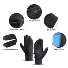 Winter Thermal Gloves For Men And Women, Windproof And Non-Slip Gloves, Warm Touch Screen Gloves For Outdoor Running, Cycling, Driving