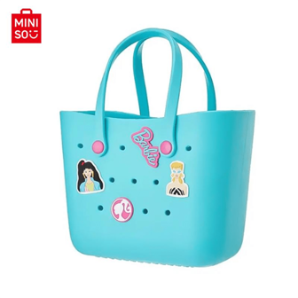 Miniso Shining Collection Pink Bento Bag Cute Design, Sturdy Cubic Bag Portable EVA Handbag Girl Christmas Festival Birthday Gift