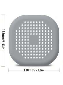 1/2/4 pieza(s) Desagüe de piso de silicona con ventosa, almohadilla de drenaje de piso, filtro de cabello antiatascamiento para cocina y baño, tapón desodorizante de cocina, colador de fregadero cuadrado, fácil de instalar y limpiar - apto para cocina, baño y inodoro
