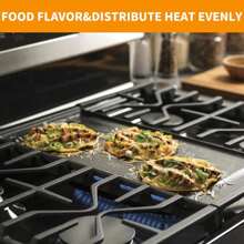 Upgraded WB31X24738 Griddle Replacement For GE Stove Parts Griddle Plate, WB31X24998 Cast Iron Center Griddle For GE Gas Range Parts Stove Top Burner Griddle GE Cooktop Parts Griddle Pan - 黑色 - 查看 3