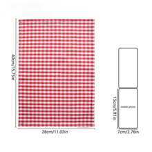 6/12 件装红色茶巾格子小毛巾色织提花厨房口巾手巾厨房巾洗碗巾洗碗巾 - 彩色 - 查看 9