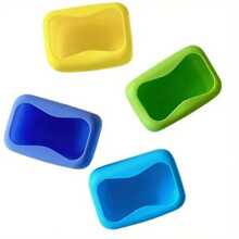 带吸盘的多功能硅胶纸巾盒 - 适用于厨房、客厅和浴室的多功能存储 - 彩色 - 查看 6