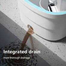 Juego de fregonas y cubos - Separa el agua sucia y limpia, diseño de 2 cámaras, limpieza de pisos del hogar sin usar las manos, incluye 5 paños de microfibra reutilizables - Para todos los propietarios de viviendas - Ideal para la limpieza diaria - Excelente regalo para el día de la inauguración de la casa - Albaricoque - Ver 10