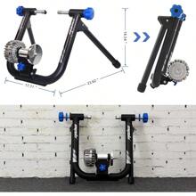 Unisky Fluid Bike Trainer Stand Indoor Riding Steel Bicycle Exercise Stationary Stand With Noise Reduction Wheel - black11 - View 6