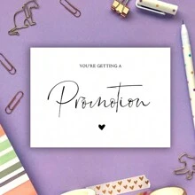 You Are Getting Promotion Pregnancy Announcement Cards, Surprise Pregnancy Cards, Pregnancy Reveal Cards, Promotion To Aunt, Grandparent, Sister, Brother - Multicolor - View 5