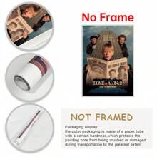 1/6Pcs Home Alone - Movie Posters Wall Arts - 90's Movie Posters - Canvas Wall Decorate - Home Alone Movie Poster For Living Room Bedroom Decor Gifts Birthday Graduation