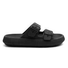 Kit 2 Women's Cloud Papete Flip Flops Slide Double Strap Casual - 橘色 - 查看 2