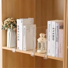 Transparent Acrylic Shelf Dividers Multifunctional Shelf Divider Shelf Divider, Wardrobe Divider For Bedroom, Kitchen,Study Cabinets And Organisation