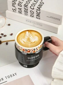 1 Stück einzigartiger Keramikbecher, geeignet für Büro, Zuhause, Restaurant, Kaffeetasse, Teetasse