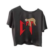 PLAYERA / CAMISETA / CROP TOP / CORTA PARA DAMA CT NEGRA - Negro - Ver 1