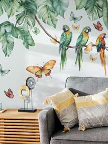 mama look 1/2 miếng dán tường hình cây hoa vẹt xanh, tranh tường trang trí tự dính cho phòng khách, lối vào, phòng ngủ, quà tặng sinh nhật, tốt nghiệp, trang trí phòng, trang trí nhà, trang trí tường, trang trí phòng tắm, trang trí phòng ngủ, đồ trang trí phòng, trang trí phòng khách, trang trí nhà, trang trí nhà, giấy dán tường phòng khách - Nhiều màu - Xem 17