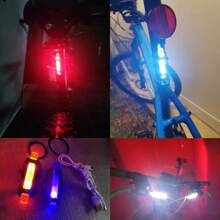 Bicycle Light Usb Rechargeable Led Warning Taillight For Night Cycling