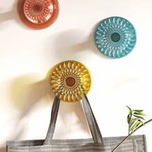 Creative Punch-Free Wall Hook Decorative,Heavy-Duty Adhesive Hooks For Hanging Coat Hat,Punch Free,Traceless For Hallway,Kitchen,Home (S Or L Size To Choose),Over The Door Organizer,Clothes Hook,Wall Coat Hanger,Wall Adhesive Hook,Wall Organizer,Hanger Set,Photo Frame Wall