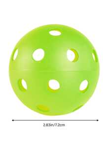 1pc Pickleball With 26 Holes For Indoor And Outdoor Match Training - Multicolor - View 9