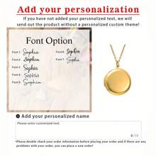 1PC Personalized Image Locket Necklace, Custom Engraved Locket Necklace For Women, Pictures Polished Lockets Necklaces, Personalized Necklace, Memorial Jewelry,Mother's Day Gifts For Mom Grandma, Anniversary Gifts For Wife Girlfriend, Bridesmaid Proposal Gifts, Birthday Gifts For Women Girls, Valentine's Day Gifts For Her - Multicolor - View 8