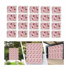 20x Artificial Rose Flower Hydrangea Wall Panel Wedding Party Decor Background - 1 - View 3
