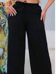 Super Stylish, Modern And Elegant Sweatshirt Pants. - 黑色 - 查看 2