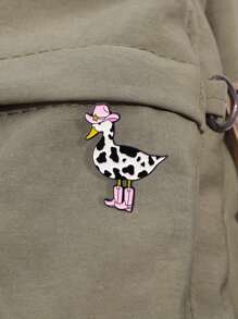 1pc Creative Cartoon Duck Decorative Brooch Pin, Suitable For Backpacks, Clothes, Hats, Accessories, Great Gift For Friends