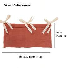 Organizador   de , bolsa de almacenamiento para cama Caddy, 2 bolsillos, colgante para cabecera de cama, bolsa de juguetes - conejo - Ver 7