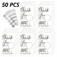 50 Stück Rubbelkarten, leere Danke-Geschenkgutscheine, perfekt für kleine Unternehmen, Restaurants, Spas, Schönheitssalons, Salons, Geburtstage, Urlaubsgeschenke, Hochzeits-Brautspiele und allgemeine Feierlichkeiten - Verschiedenfarbig - Übersicht 11