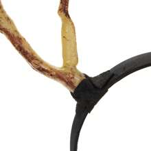 Womens Deer Horn Hair Hoop Girls Halloween Long Antlers Headband Realistic Tree Branches Headdress For Cosplay