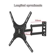 OSDATEK MX Base Soporte Pantalla Tv Pared 10 14 22 32 42 50 55 Pulgadas - Negro - Ver 4