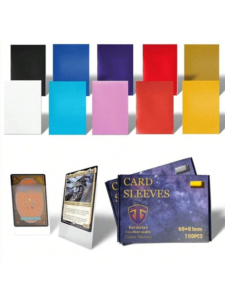 vorinclex card sleeves 50 PCS Holographic Anime Sleeves, 63mm x 90mm, Japanese Size, Polypropylene (PP) Material, Trading Card Toys Legendary Creature Phyrexian Praetor Vorinclex 100 PCS 66*91mm Frosted