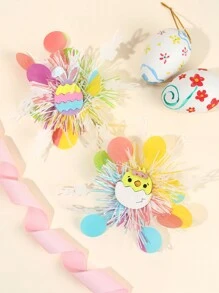 2 pièces Nœuds pour cheveux de Pâques pour femmes et filles, pinces crocodile à pompons d'œufs de Pâques, mignons clips d'oreilles de lapins aux œufs de Pâques, barrettes de Pâques à pompons, cadeaux de fête, décorations, accessoires pour cheveux pour femmes