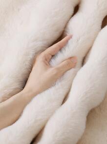 DAJIANG 1 件 - 米色柔软现代室内大号毛茸茸地毯，几何简约蓬松浴室垫，防滑背衬，可机洗，客厅、梳妆台、浴缸、淋浴间、水槽 - 家居装饰 家居浴室装饰 地毯 户外地毯 门垫 秋季装饰 浴室配件 返校入口装饰