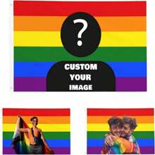 1pc Customizable Personalized Flag With Photos And Text, For Birthday, Wedding, Halloween, Christmas, Party, Father's/Mother's Day, Home Decor, Bedroom Aesthetics, Wall Art Lightweight Custom For Graduation, For Weddings, For Housewarming Tea Room, Bedroom, Living Room, Custom Tapestry, Custom Tapestry For Anniversaries, For Graduation, For Housewarming, For Weddings, For Birthdays Sofa, Bed, Car, Tea Room, Bedroom, Living Room