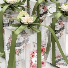5 rollos/1 rollo Cintas decorativas multicolor hechas a mano para manualidades, decoración de San Valentín, bodas, fiestas, lazos, envoltura de regalos