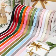 5 rollos/1 rollo Cintas decorativas multicolor hechas a mano para manualidades, decoración de San Valentín, bodas, fiestas, lazos, envoltura de regalos