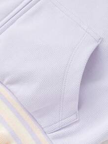 Balabala 女孩連帽刺繡夾克，Artsy春季外套