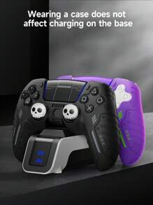 1 个黑色/紫色/粉色硅胶保护壳兼容 控制器，防滑、防汗、防尘、防刮，拇指握把盖兼容 控制器，游戏控制器配件，为玩家带来更好的游戏体验