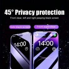 3pcs/Pack NNBILI Privacy Tempered Glass Screen Protector, Compatible With IPhone 12/12 Pro/12 Pro Max/11, 11 Pro/11 Pro Max/X/XR/XS Max, 17/17 Pro/17 Air/17 Pro Max, 16/16 Plus/16 Pro/16 Pro Max, 15 Plus/15 Pro Max/15 Pro, 14 Pro Max/14 Plus/14 Pro, 13 Pro/13 Pro Max, Waterproof, Anti-Shock, Anti-Scratch, Anti-Fingerprint, Full Coverage