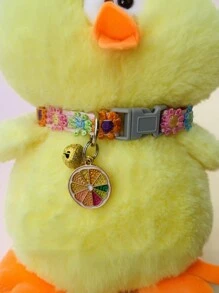 1 chiếc vòng cổ thủ công có thể điều chỉnh cho thú cưng với hoa ren nhiều màu sắc và chuông leng keng, phụ kiện vải lanh quyến rũ cho mèo và chó nhỏ, vòng cổ cho chó, đồ dùng cho thú cưng - Nhiều màu - Xem 12