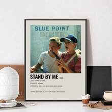 1 pieza Pintura de lienzo con póster de la película "Stand By Me", póster musical, pintura artística para pared, decoración para el hogar, pintura de pared para sala de estar, restaurante, cocina