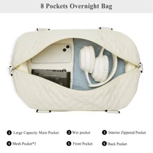 NetHong Women Gym Bag Large Weekend Bag Travel Duffle Bag Carry On Bag With Wet Pocket,Travel Bag,Bags For Woman - Multicolor - View 8