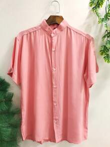 Men Shirts - Pink - View 1